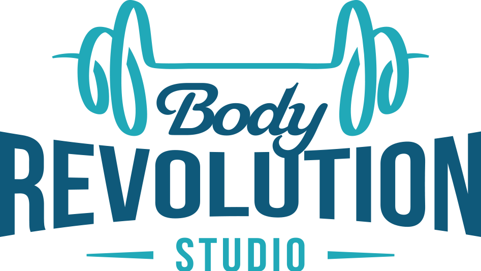 Body revolution studio landscape logo