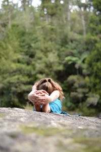 Yoga forward stretch