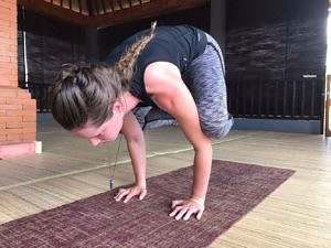 Crow Pose yoga Bali Ubud