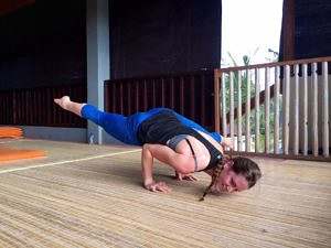 Yoga strength hold